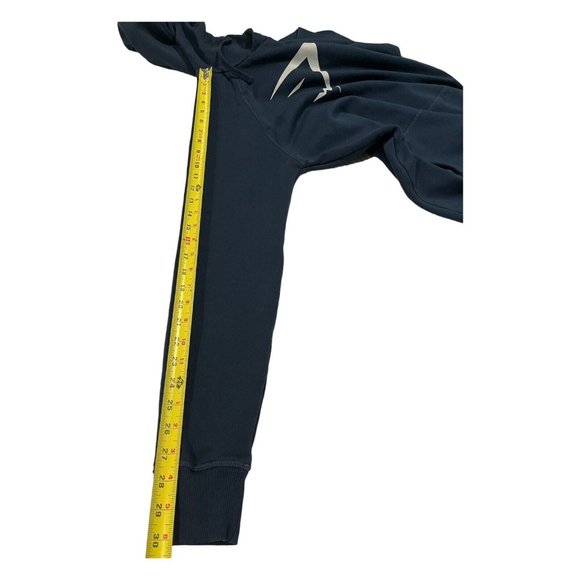 Gymshark Hoodie Sweatshirt Mens Small Sharkhead Infill Logo Pockets Blue Gym ECU - Picture 8 of 12